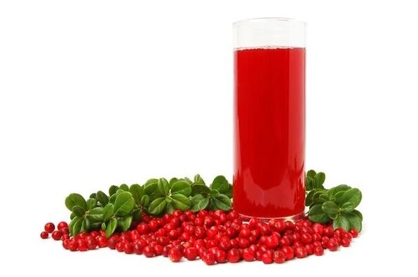 Cranberrysaft gegen Prostatitis