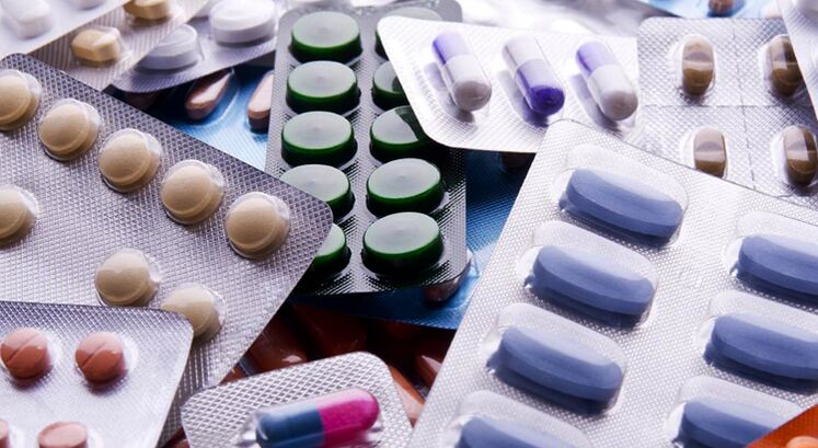 Antibiotika zur Behandlung chronischer Prostatitis.